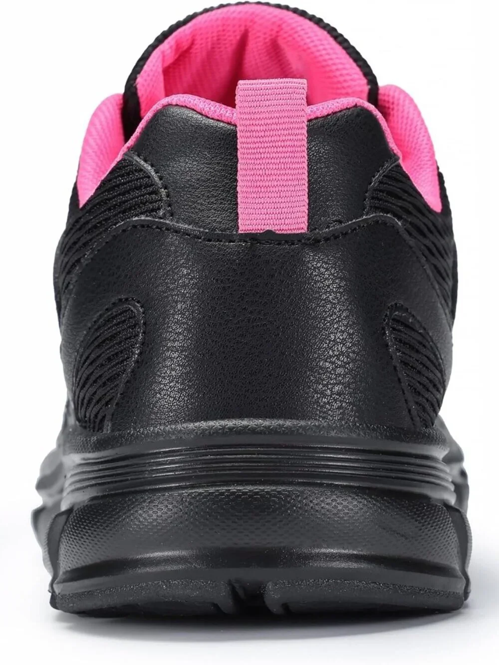 Women's Black Rose Red Walking Shoes Comfortable Running Casual Tennis Sneakers